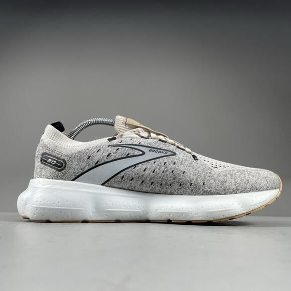 Women’s 11.5 Mens 10 Brooks Glycerin Stealthfit 20 Gray Running Walking Sneakers - Picture 7 of 9